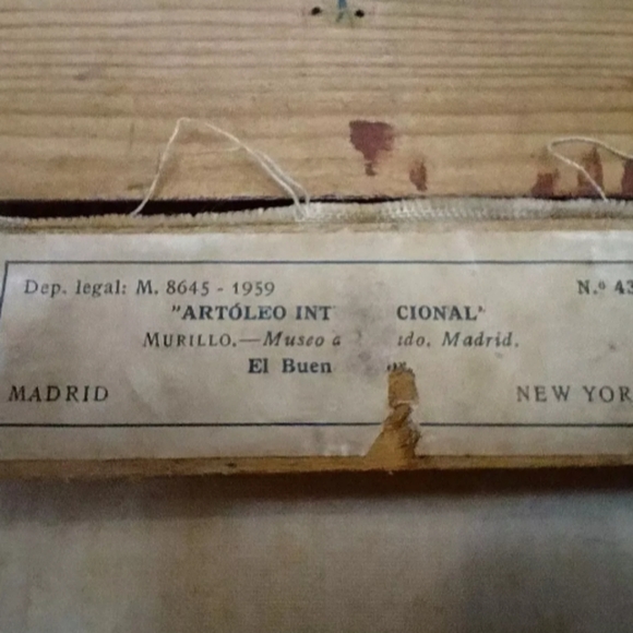 The Good Shepherd Vintage Canvas Framed Reprint - Picture 4 of 13